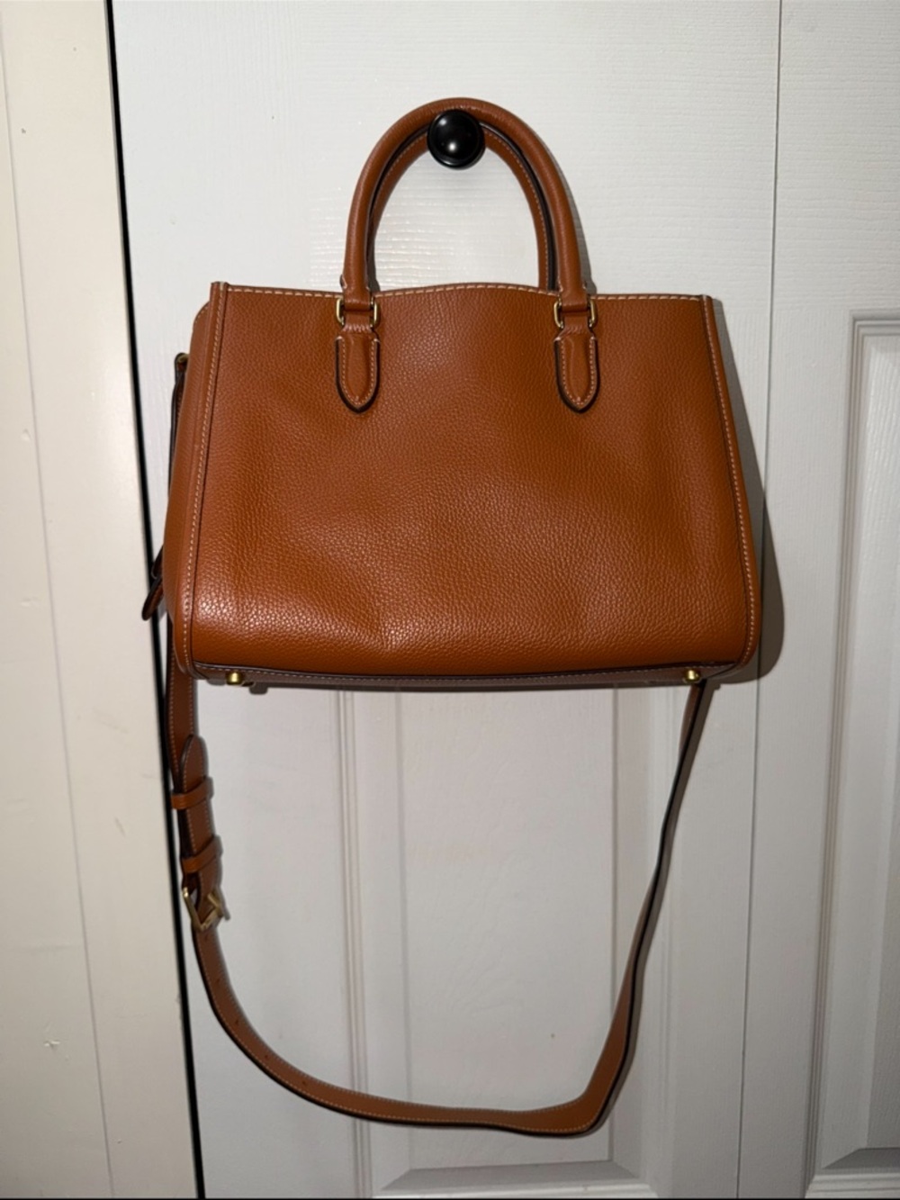 COACH Brooke Pebbled Leather Satchel - Picture 6 of 7